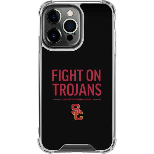 University of Southern California Fight On Trojans iPhone 16 Pro Clear Case